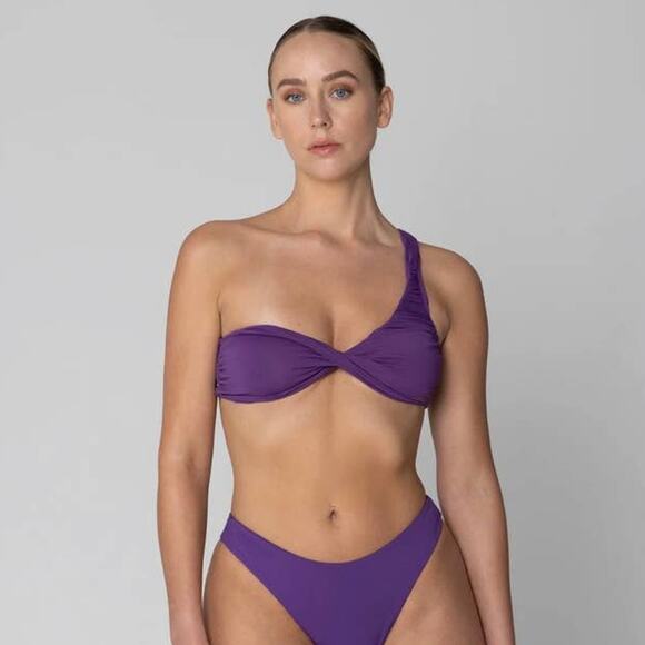 Selina Rae Swim Bikini Top The Aubrey Top in Grape Sz Large - Picture 8 of 11